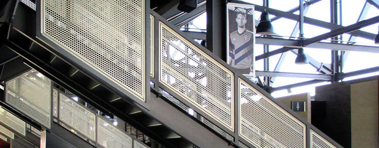 Metal perforado decorativo