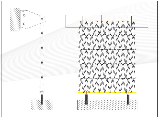 Exterior Curtain Wall—sprial wire mesh Exterior Curtain Wall—sprial wire mesh