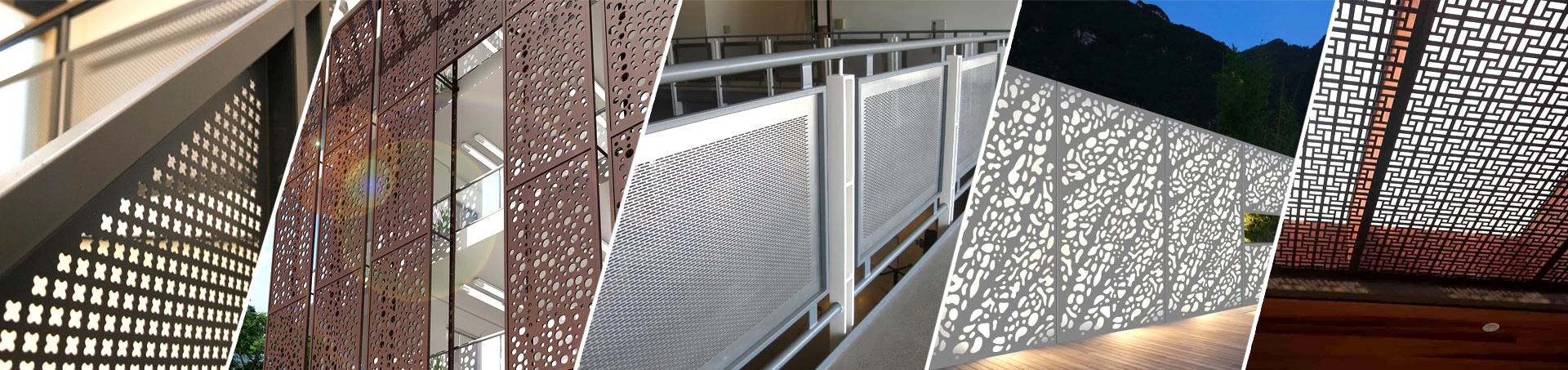 Metal perforado decorativo